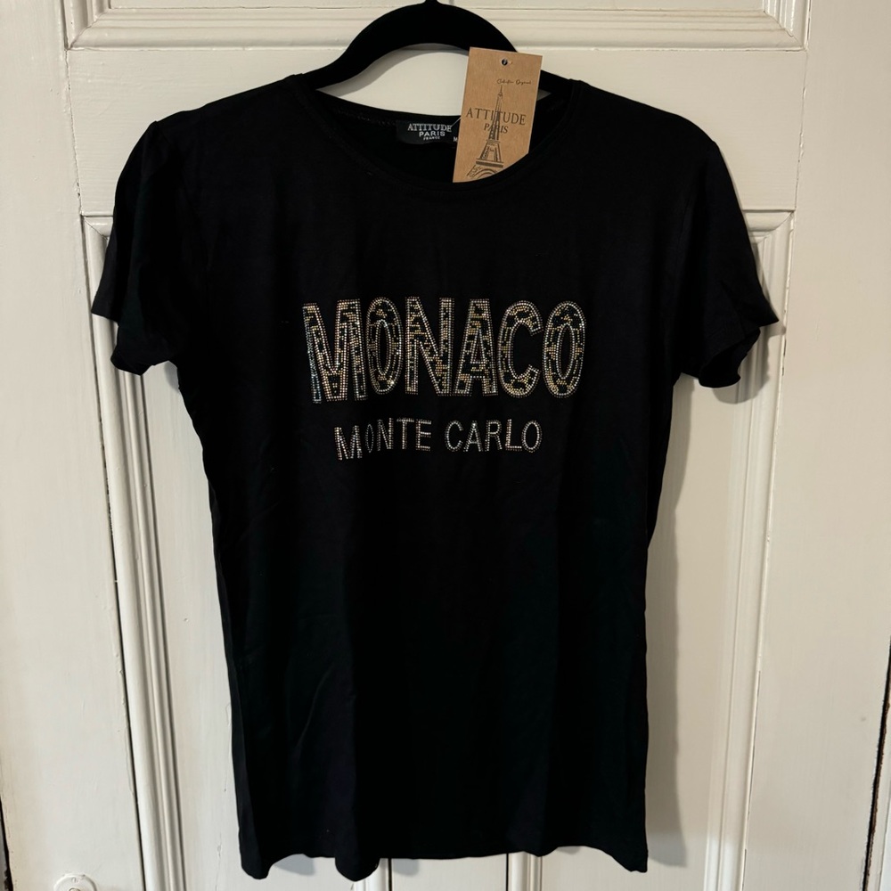 Attitude Paris Tee Shirt. NWT